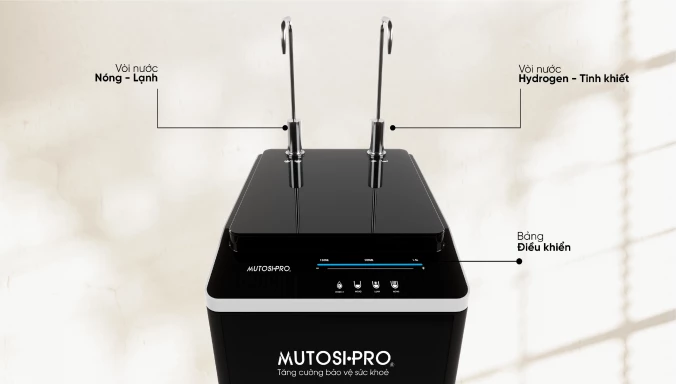 Máy lọc nước Mutosi Hydrogen Pro Ion Kiềm MP-F081-HC2H3